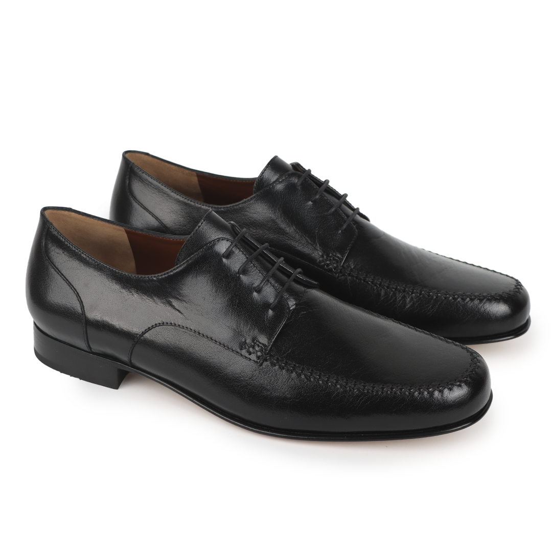 Zapatos de vestir de piel estilo derby para caballero