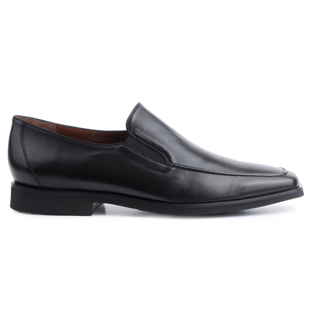 Mocasines de piel con elásticos laterales para caballero