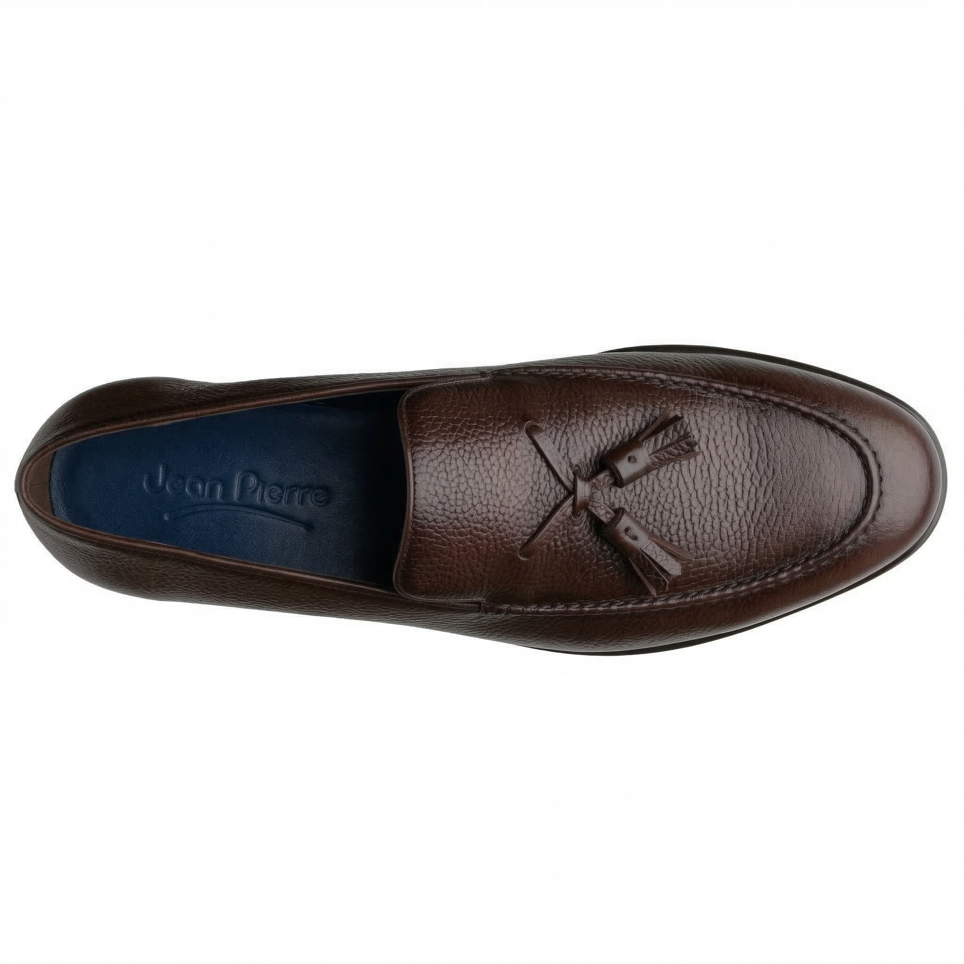 Mocasines slip on de piel pintados a mano con aplicación de motas para hombre