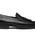 Mocasines de piel con motas y suela track para caballero