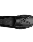 Mocasines de piel con motas y suela track para caballero