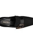 Zapatillas de tacón estilo monk strap para dama