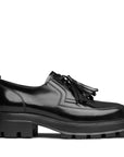 Zapatos derby de plataforma para dama estilo chunky