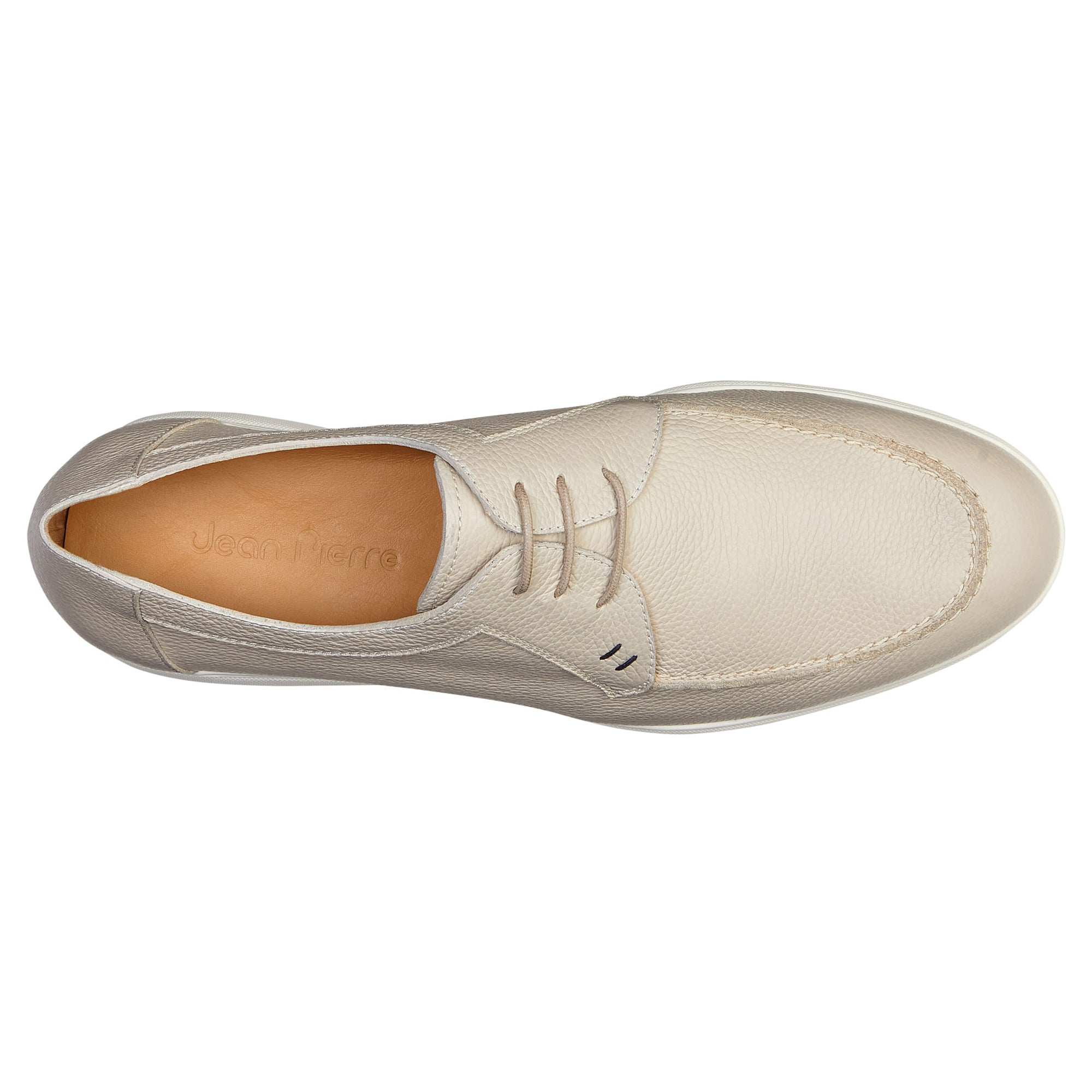 Zapatos derby casuales de piel con suela de hule ultraligera para hombre