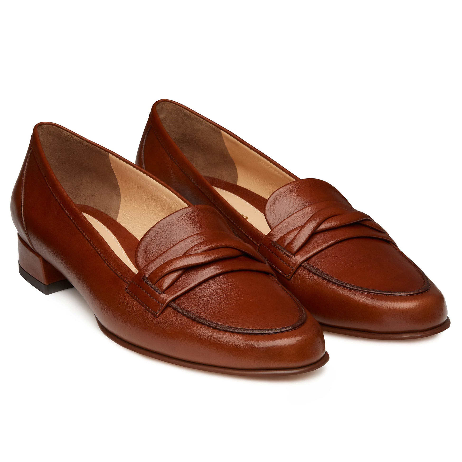 Mocasines con trenzado para dama