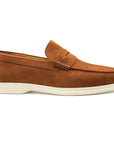 Mocasines casuales de nubuck para caballero