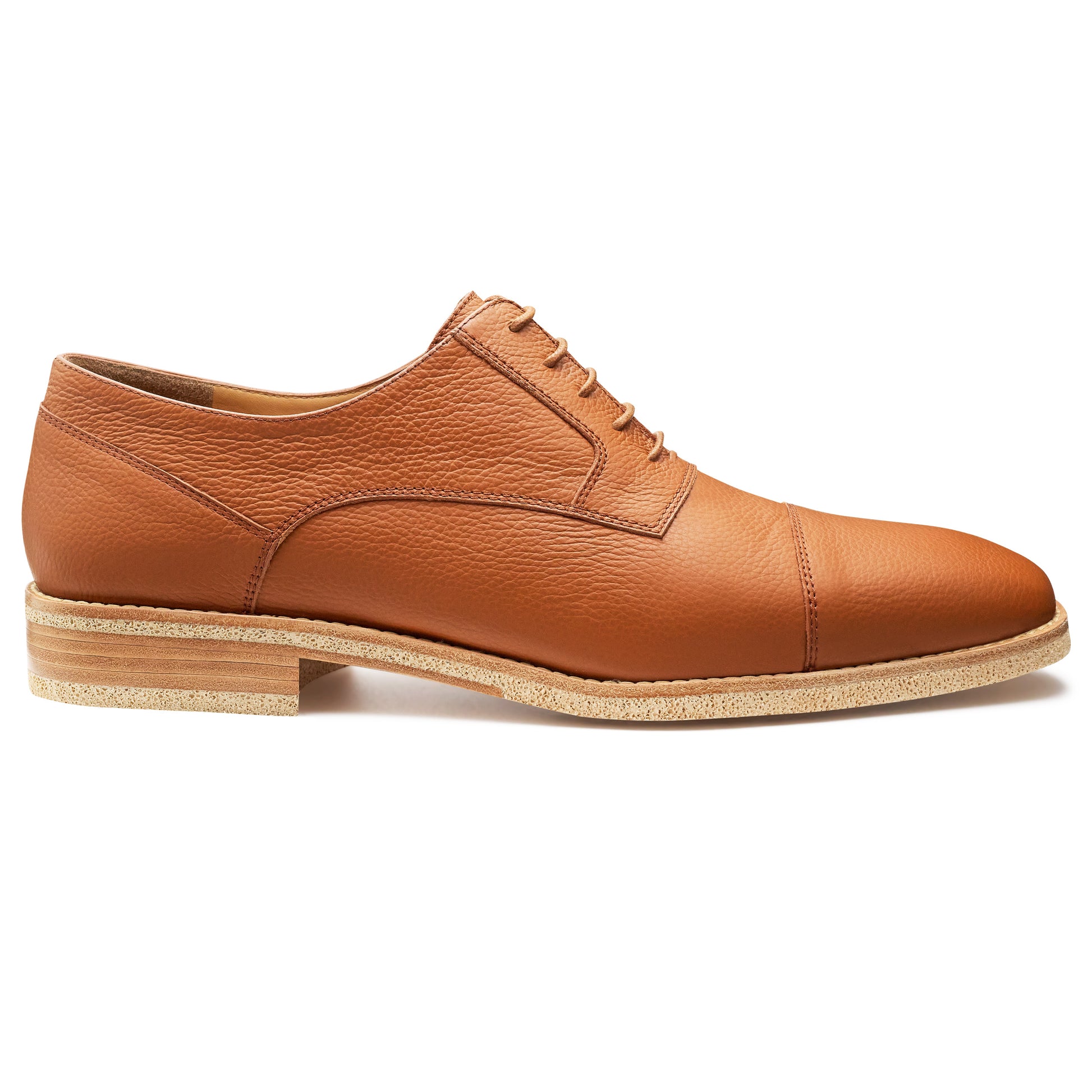 Zapatos tipo oxford casuales de piel para caballero