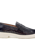 Mocasín casual azul para dama