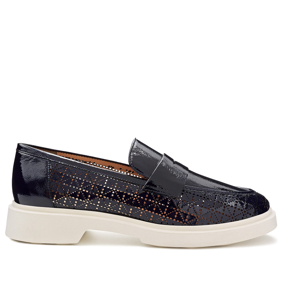 Mocasin casual azul para dama