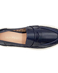 Mocasín casual azul para dama