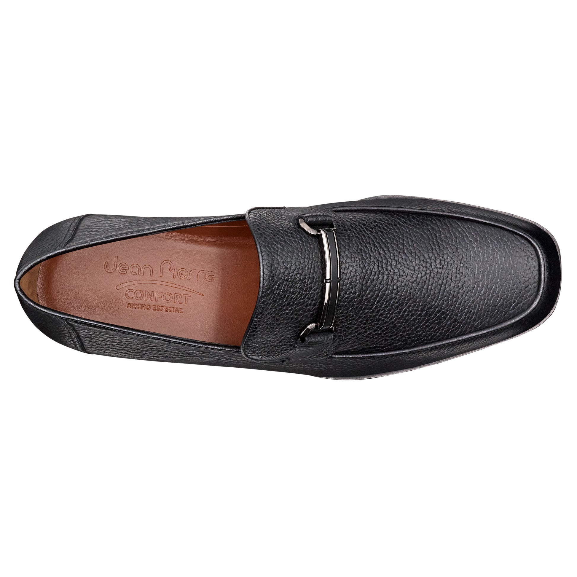 Mocasines de piel con suela ligera y hebilla para hombres