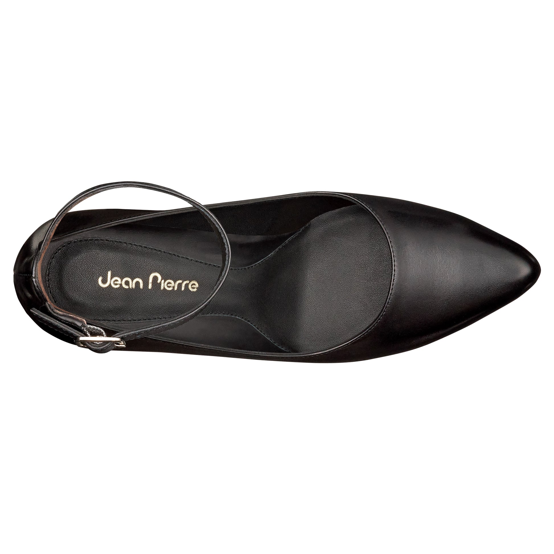 Tacones de piel con pulsera en tobillo con plataforma para mujer