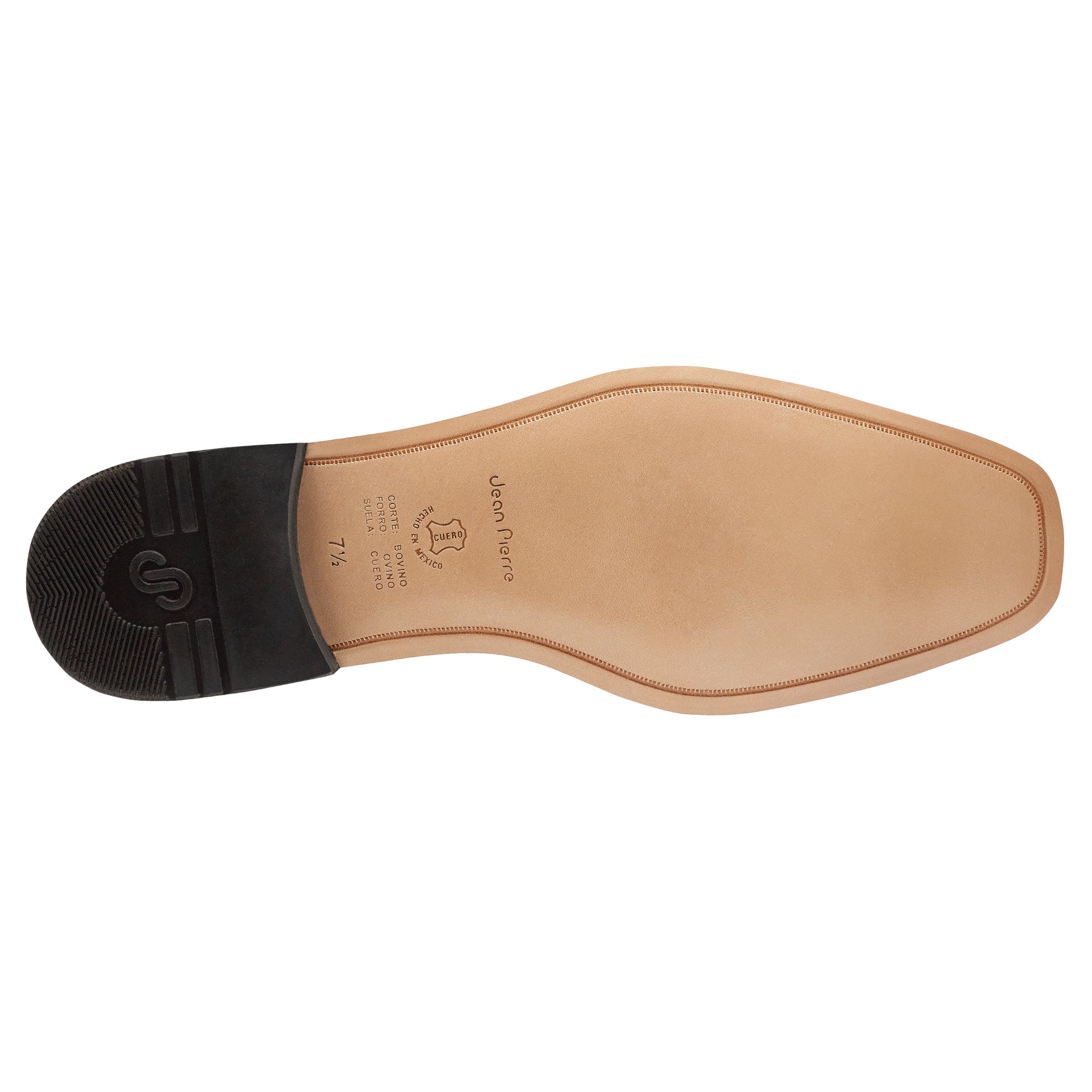 Mocasines de piel texturizada con borlas para hombre