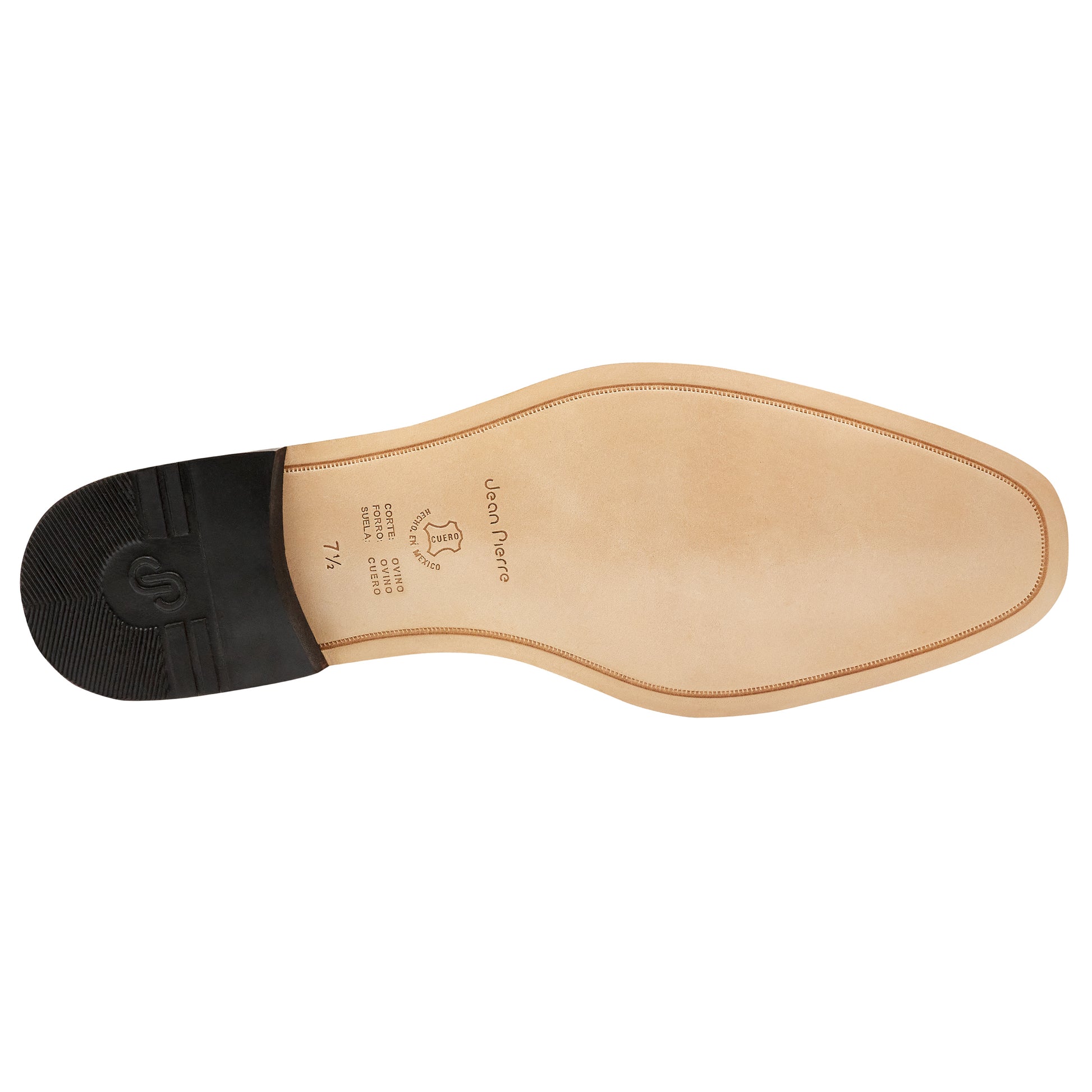 Mocasines de piel con herraje metálico para hombre