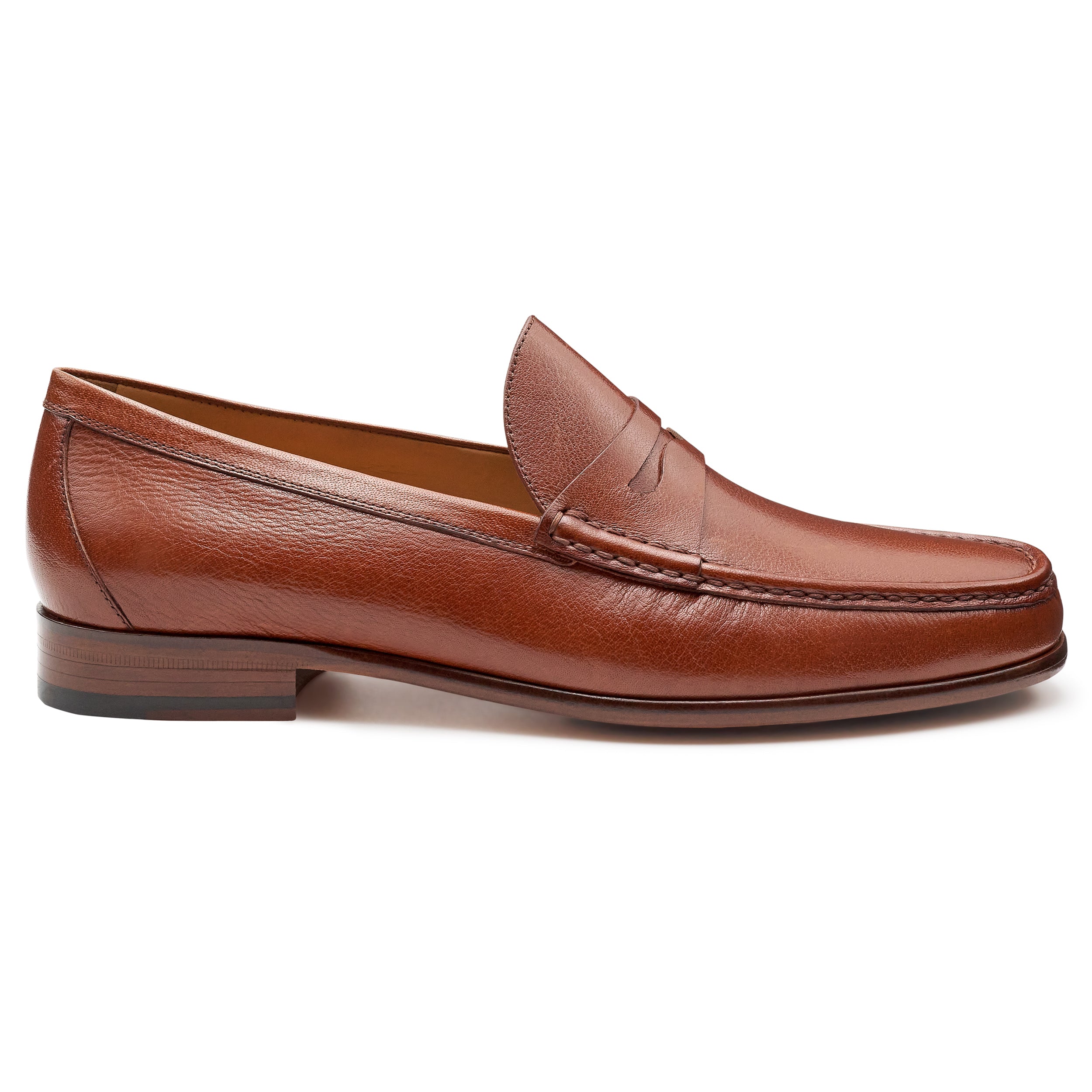Mocasines de piel estilo penny para hombres