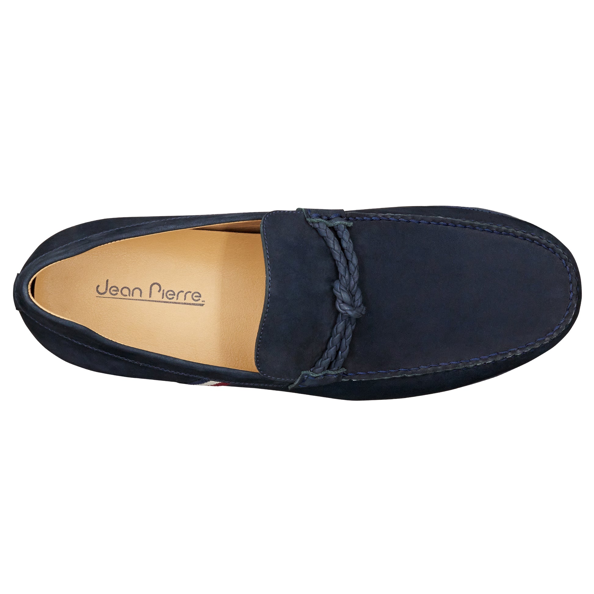 Mocasines tipo náutico color  azul sin agujetas para hombre