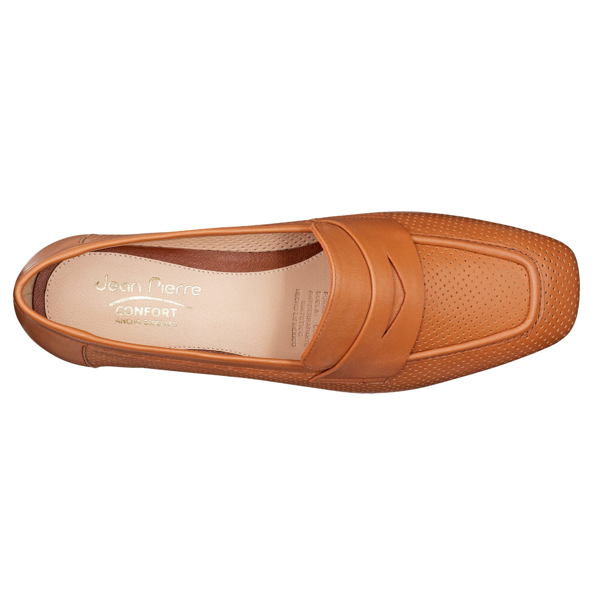 Mocasines casuales confortables brandy