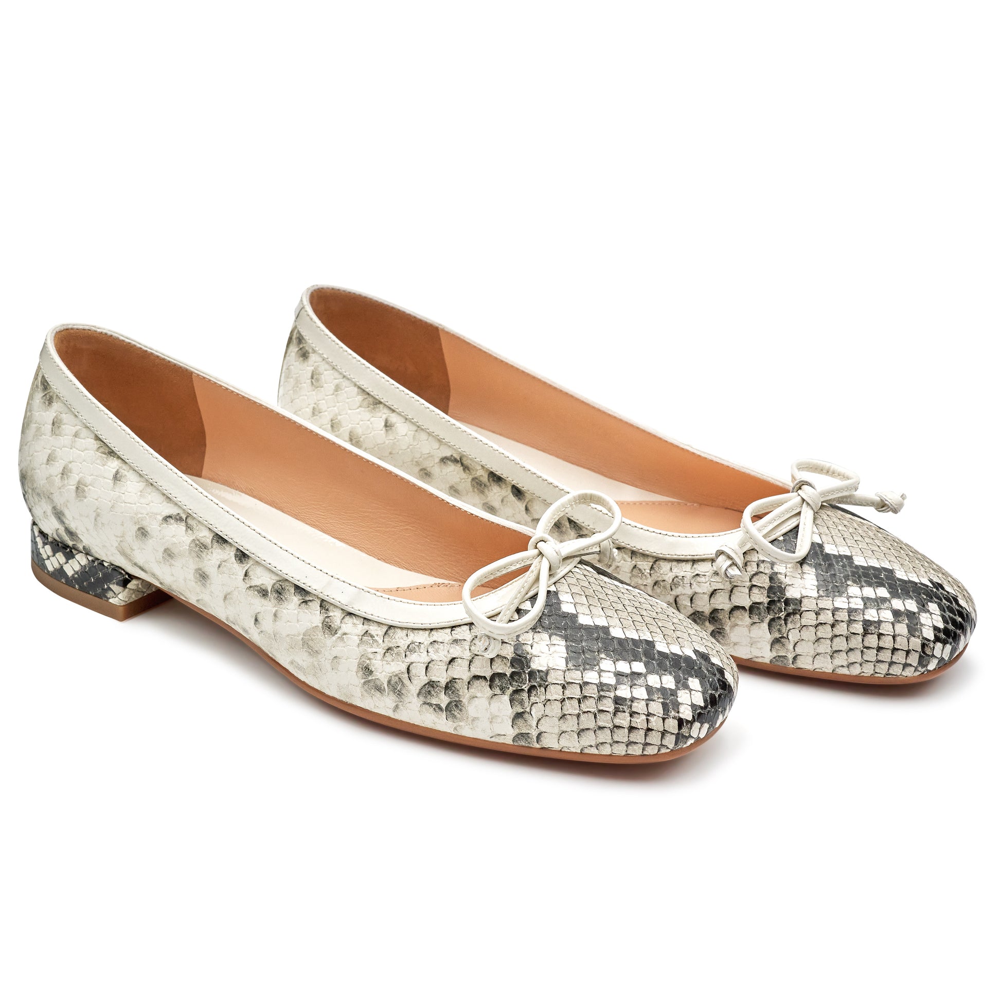 Balerina para dama con estampado tipo víbora