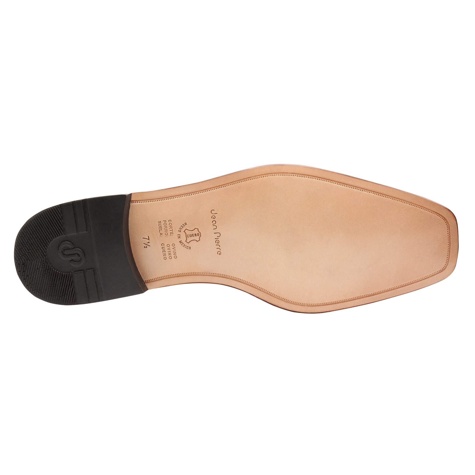 Mocasines formales de piel con hebilla para hombre