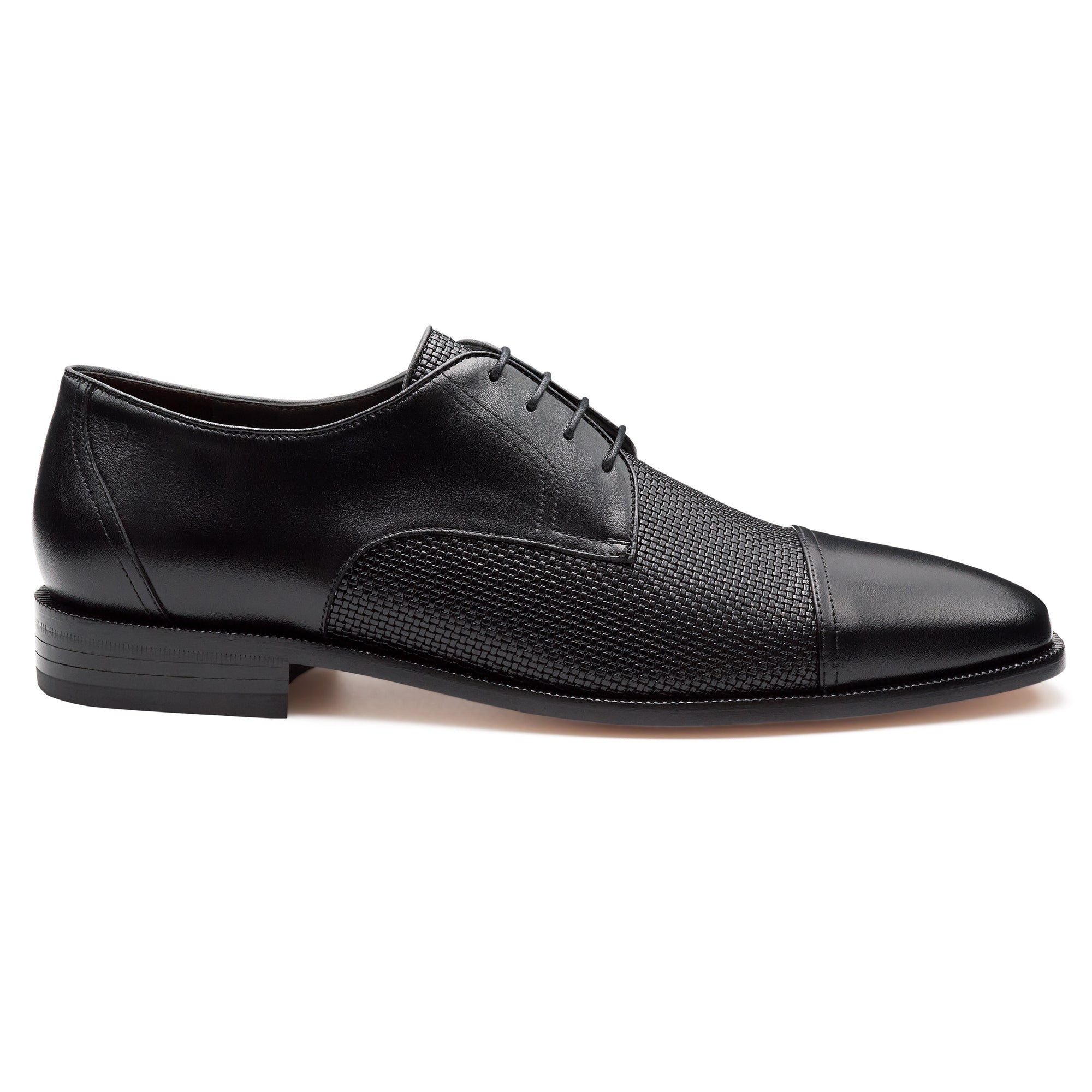 Zapatos formales estilo derby con puntera para caballero