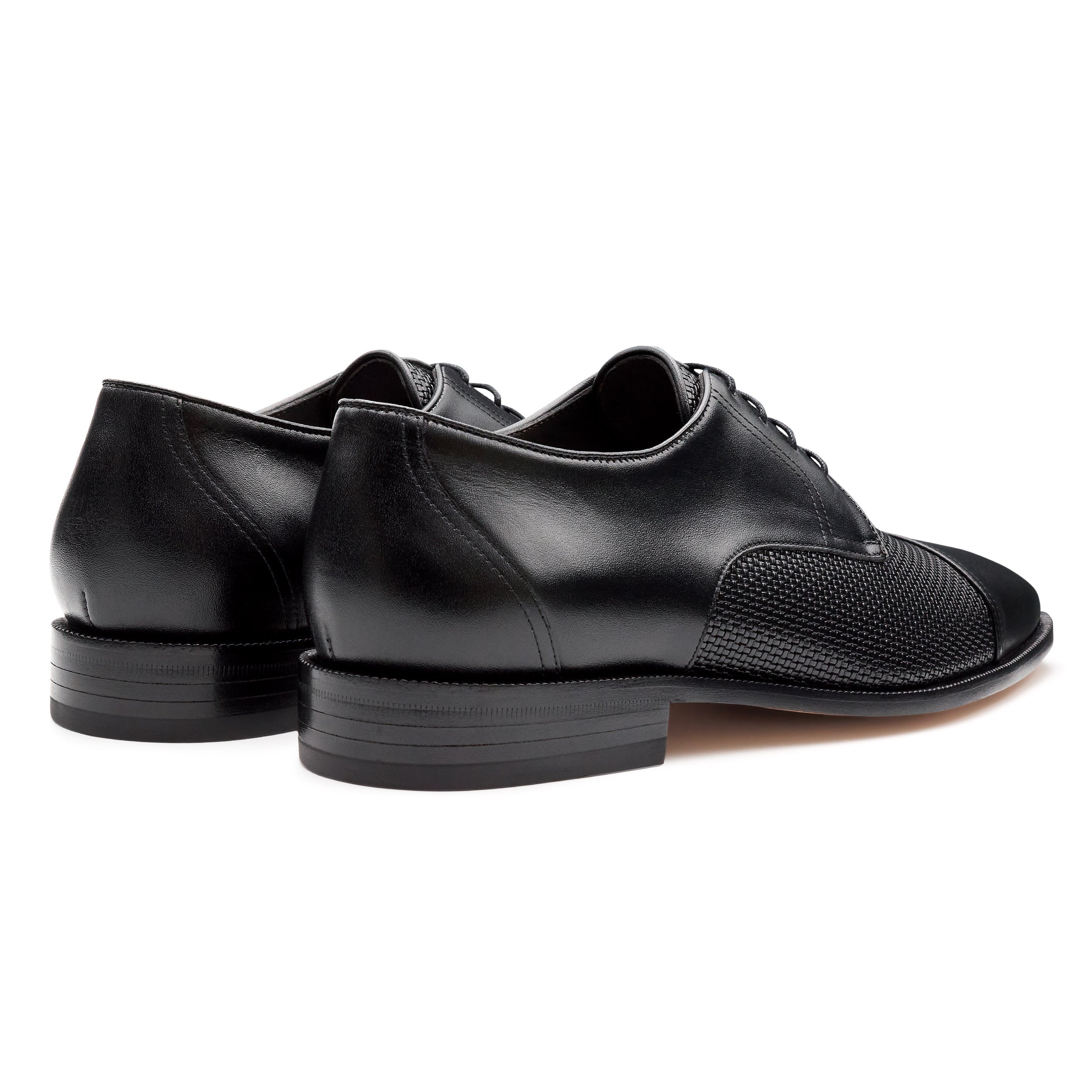 Zapatos formales estilo derby con puntera para caballero