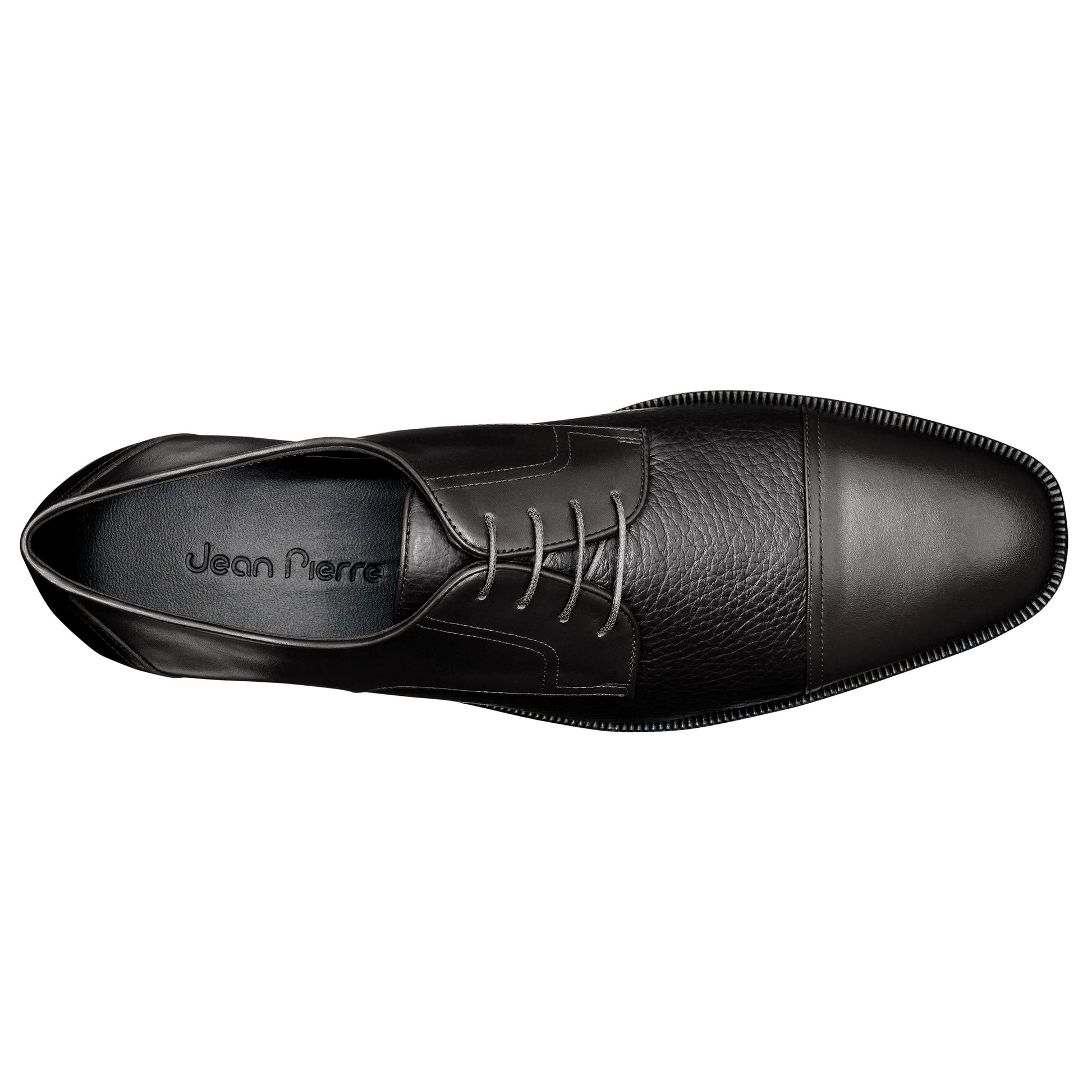 Zapatos estilo derby en piel de venado con puntera  para caballero