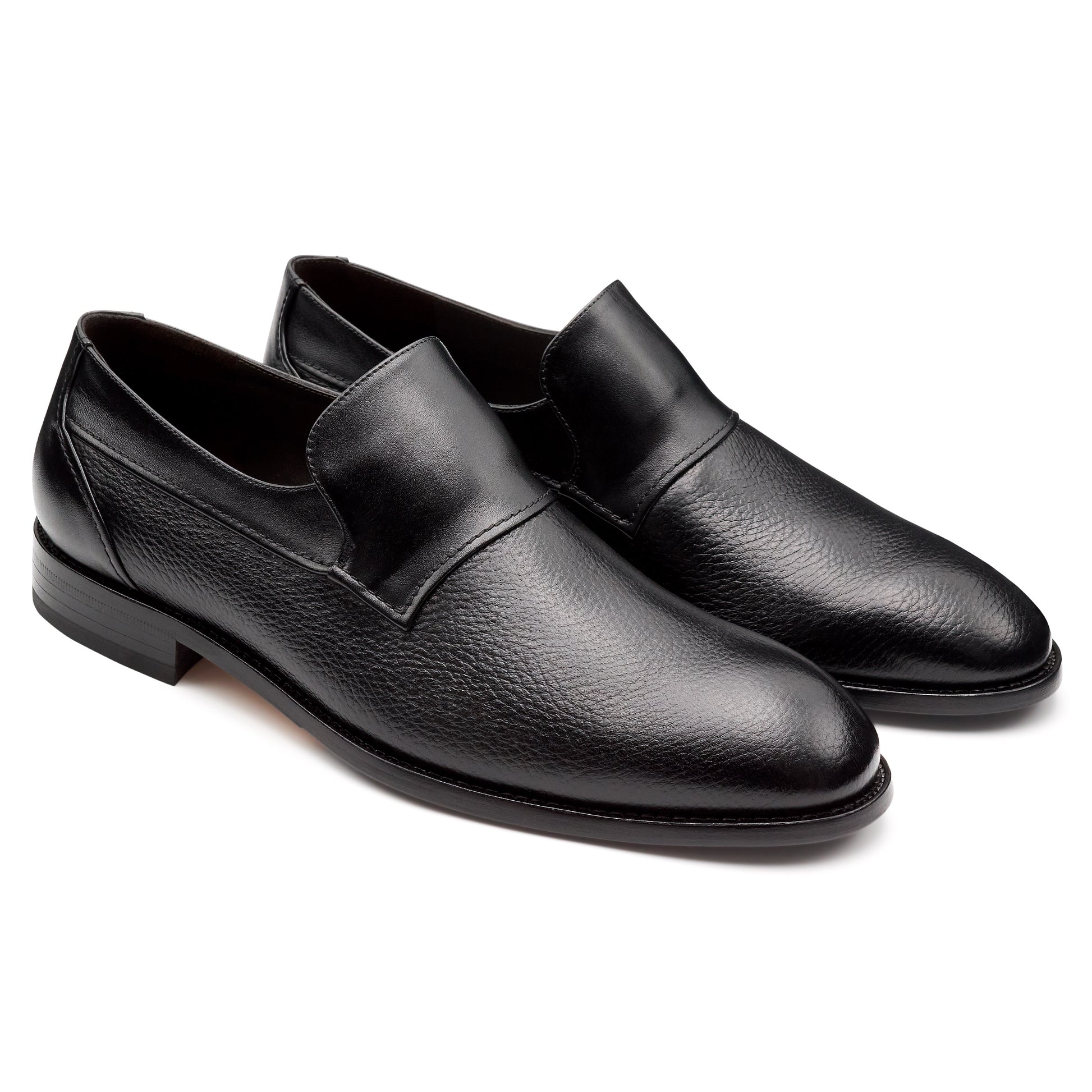 Mocasines tipo slack en piel de venado para caballero