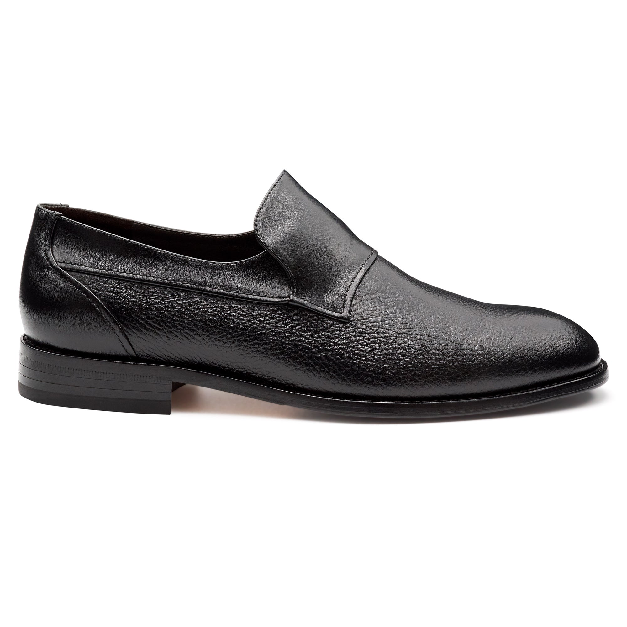 Mocasines tipo slack en piel de venado para caballero