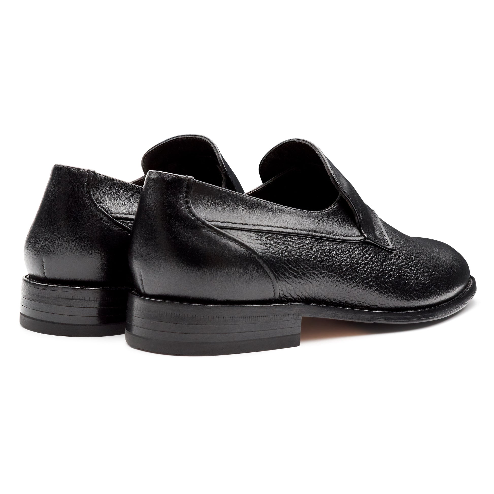 Mocasines tipo slack en piel de venado para caballero