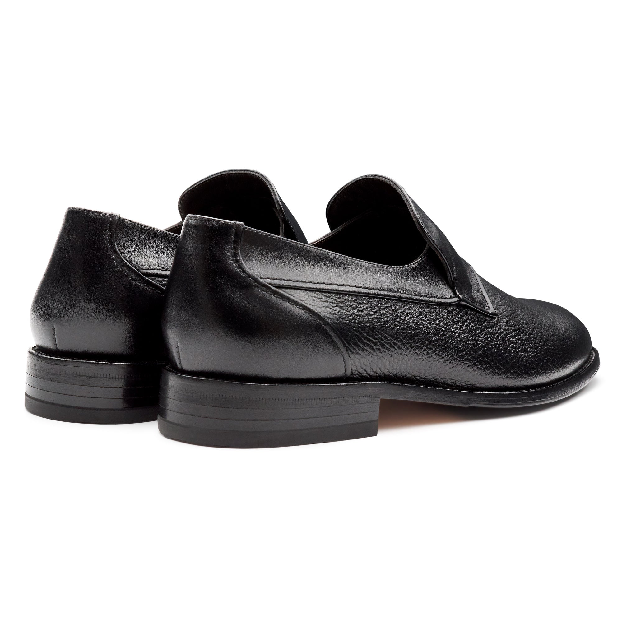 Mocasines tipo slack en piel de venado para caballero