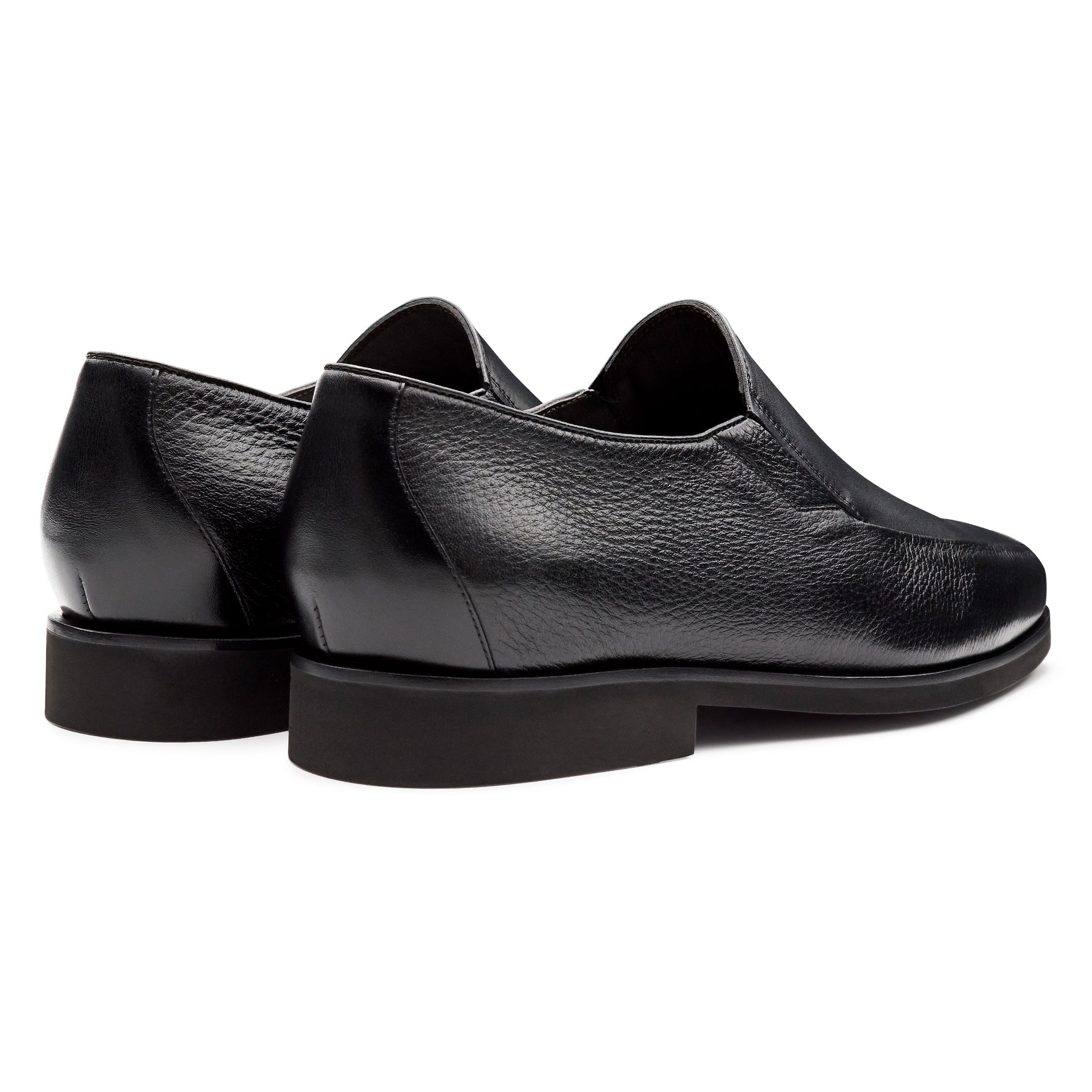 Mocasines de piel con elástico lateral para caballero