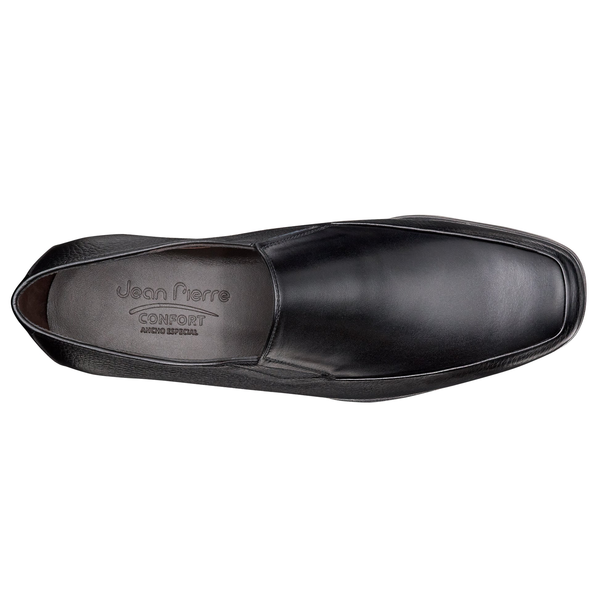 Mocasines de piel con elástico lateral para caballero