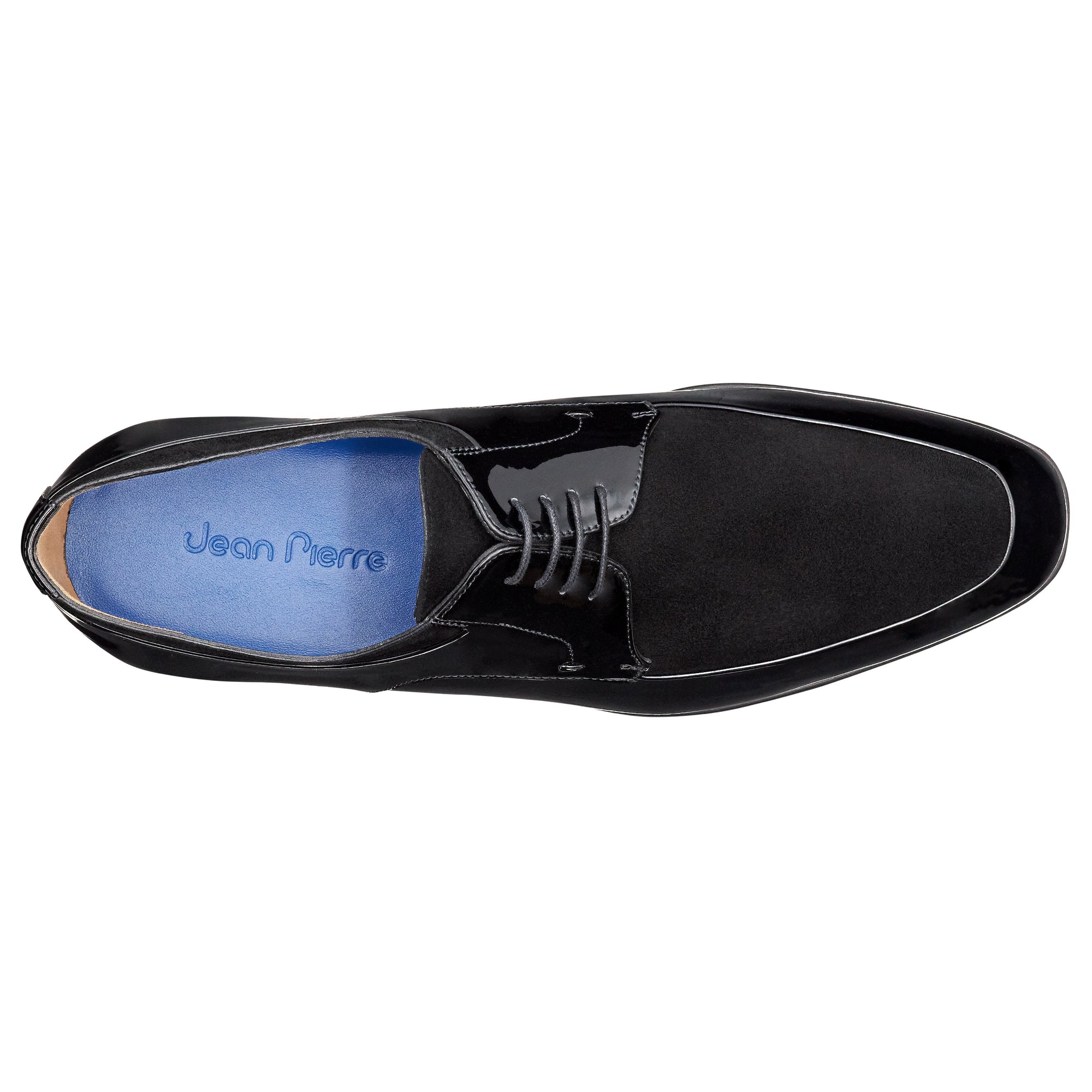 Zapatos de charol y ante estilo derby para caballero