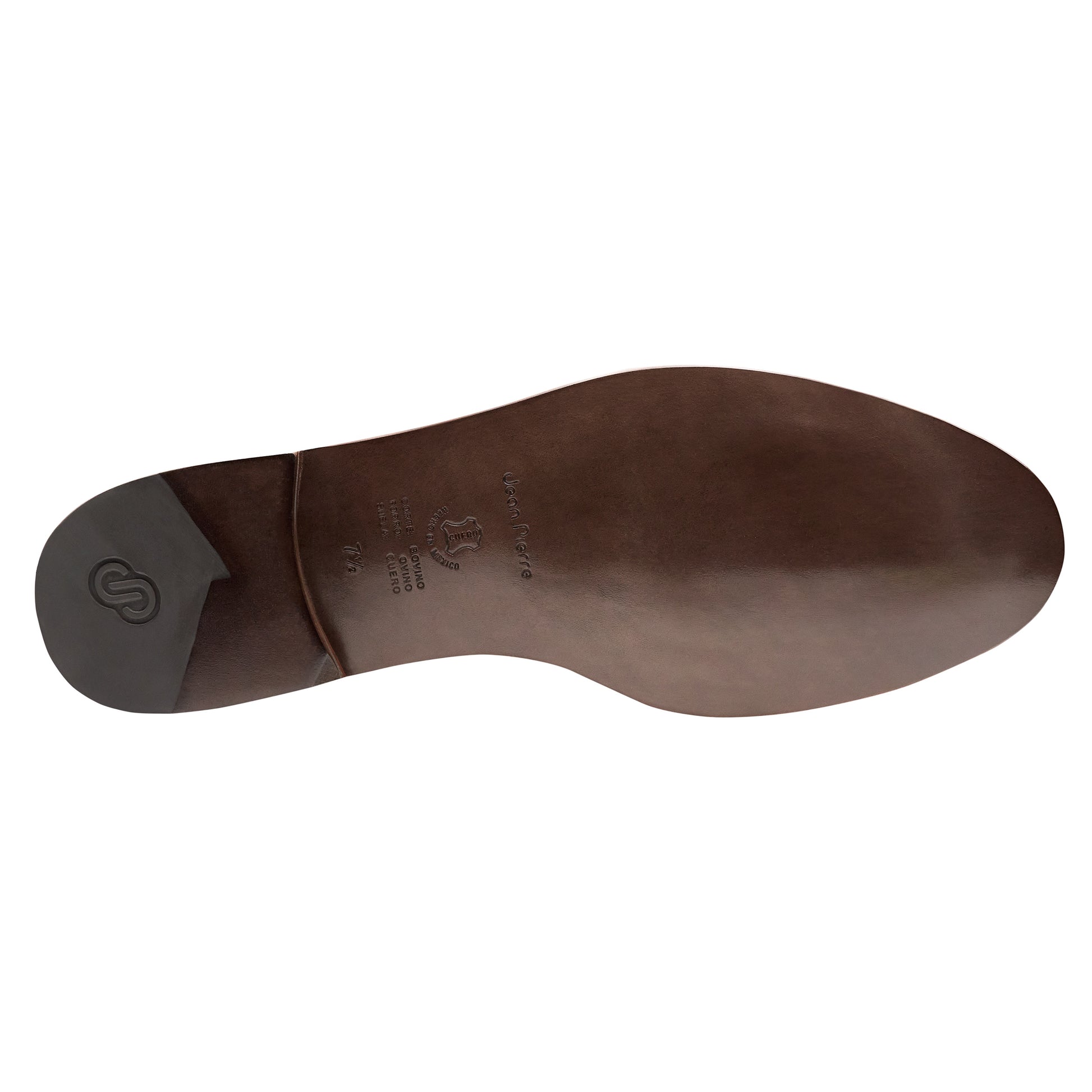 Zapatos estilo derby de piel pintados a mano para caballero.