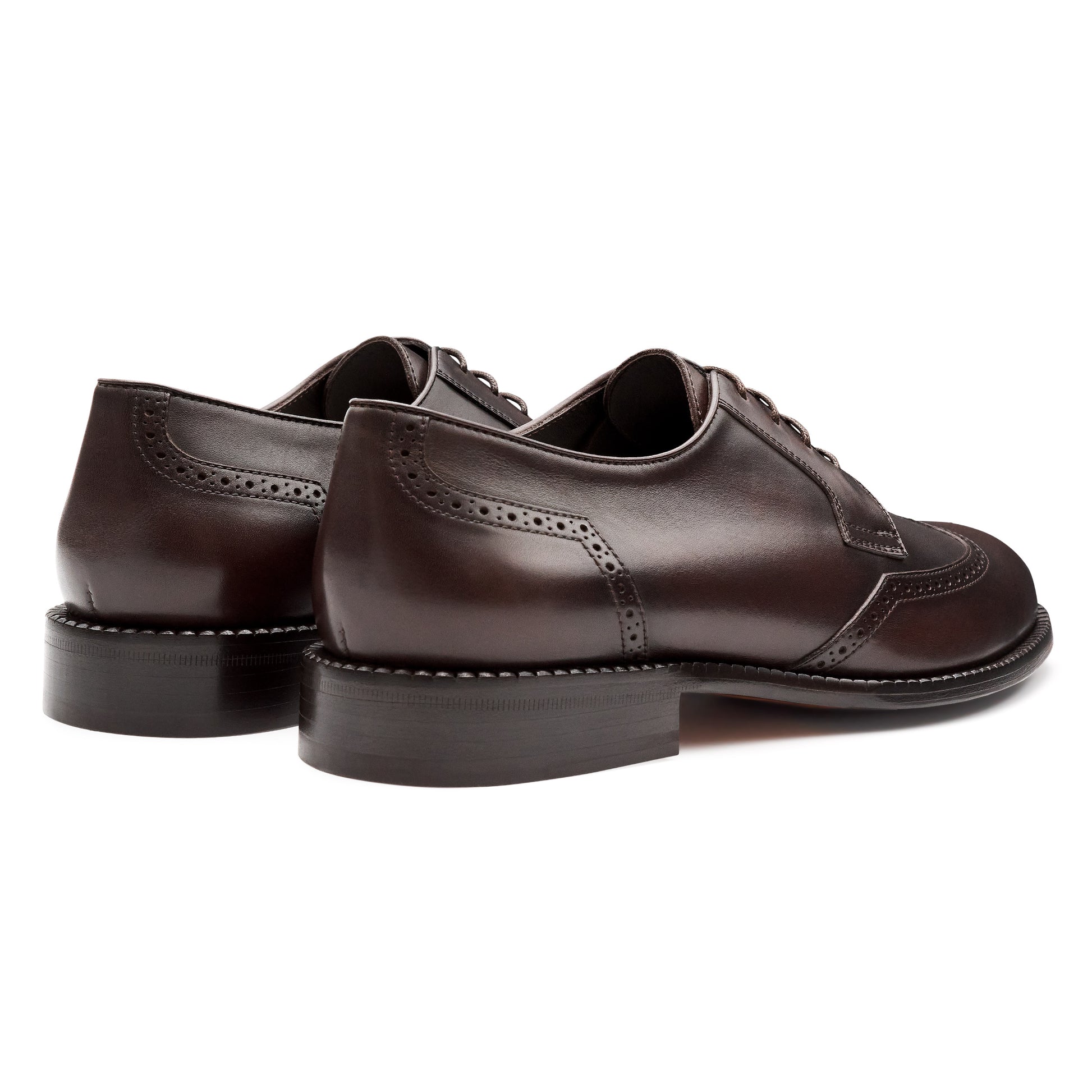 Zapatos formales de piel estilo derby para caballero