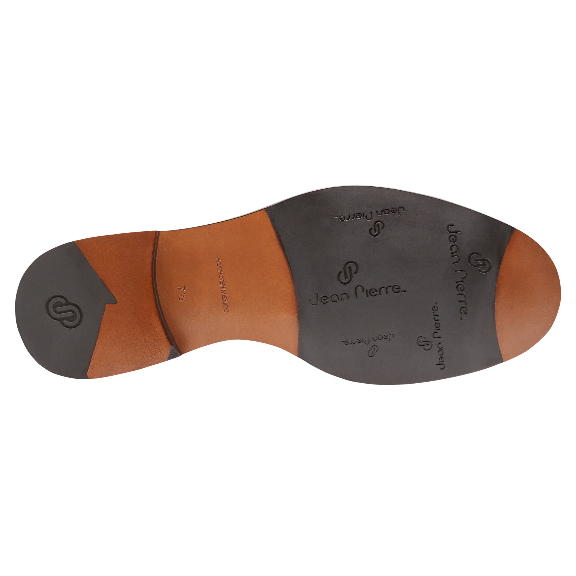Zapatos formales de piel estilo derby semi perforados para caballero