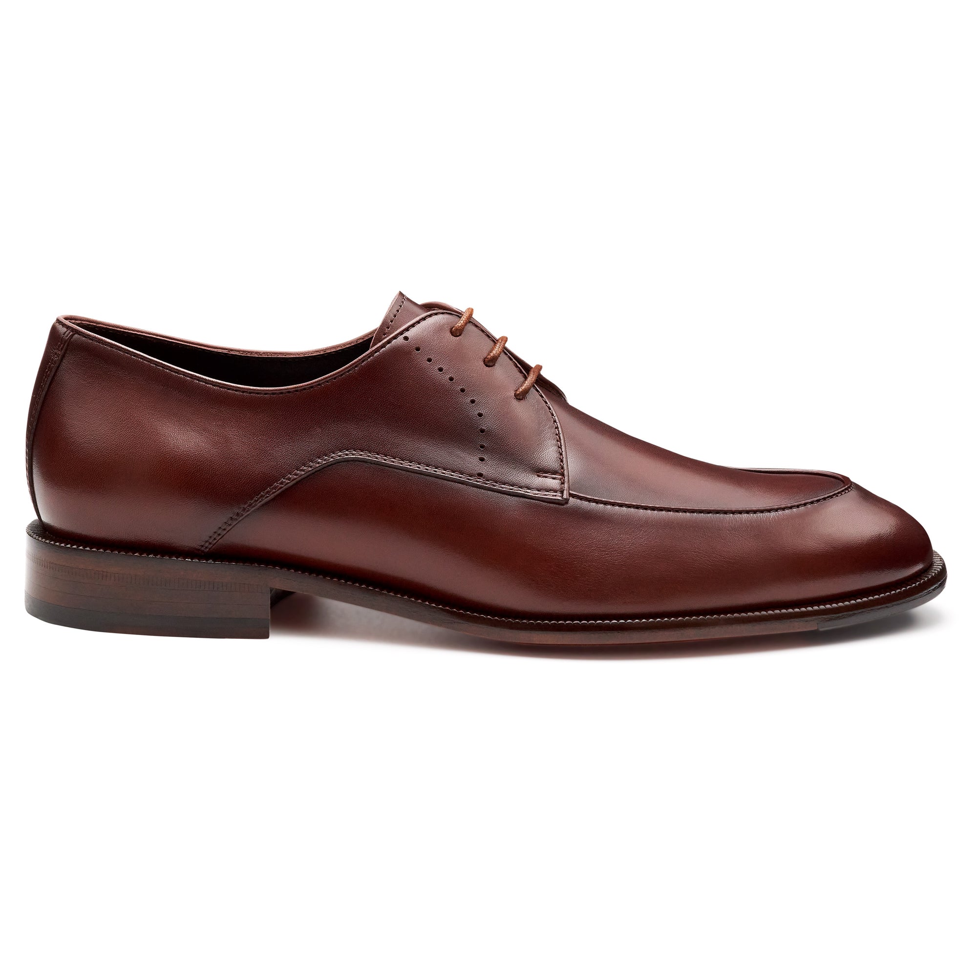 Zapatos derby de piel pintados a mano para hombre
