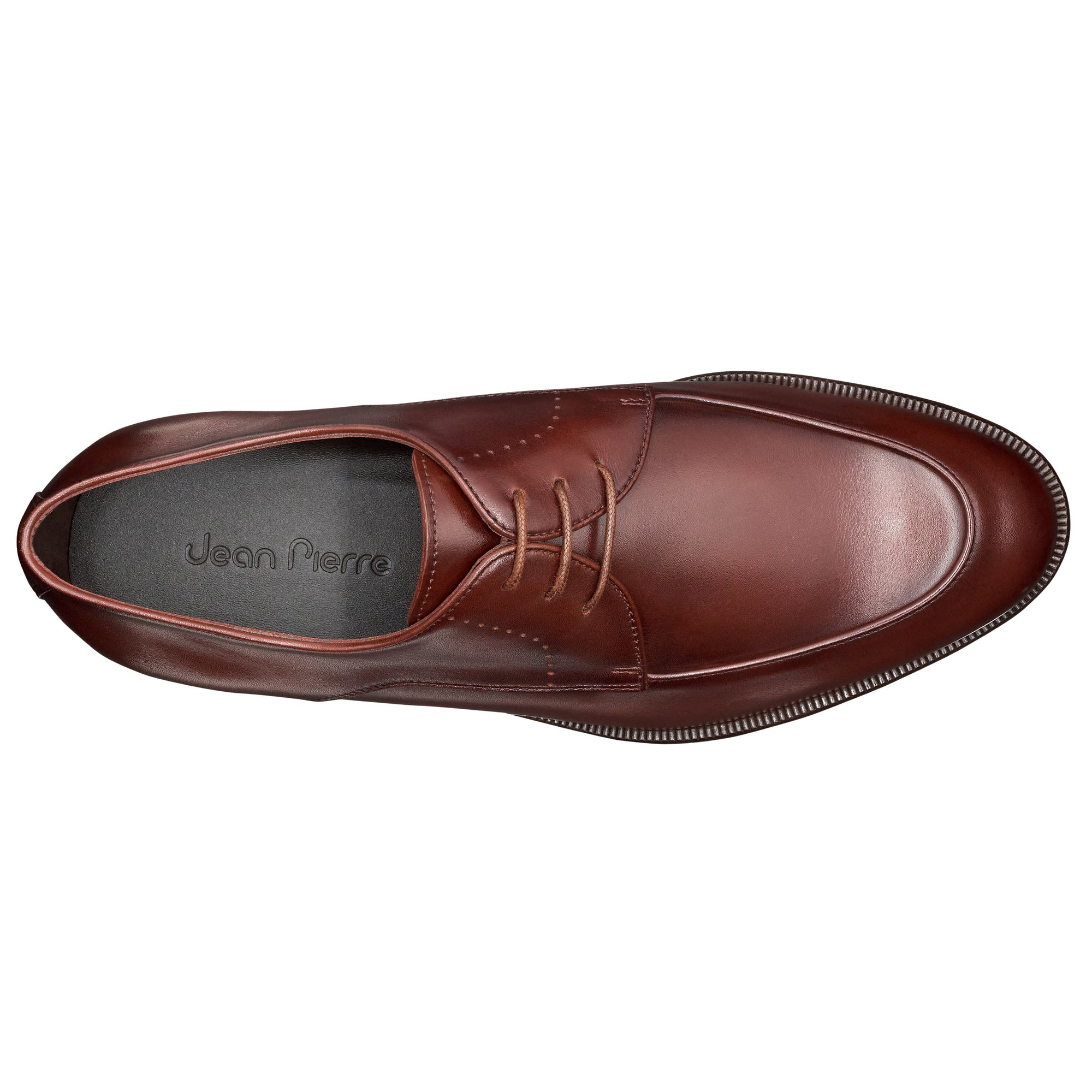 Zapatos derby de piel pintados a mano para hombre