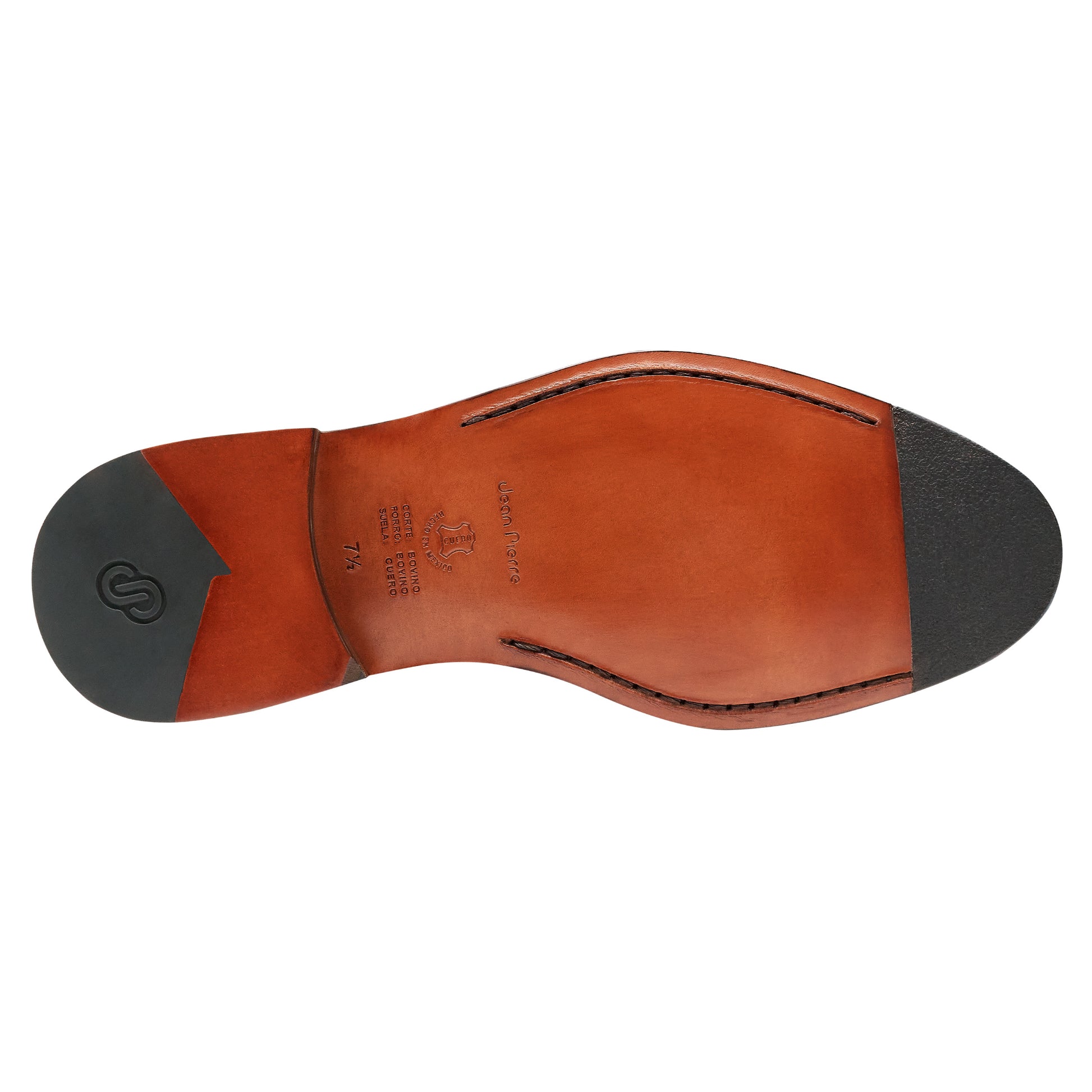 Zapatos derby de piel pintados a mano para hombre