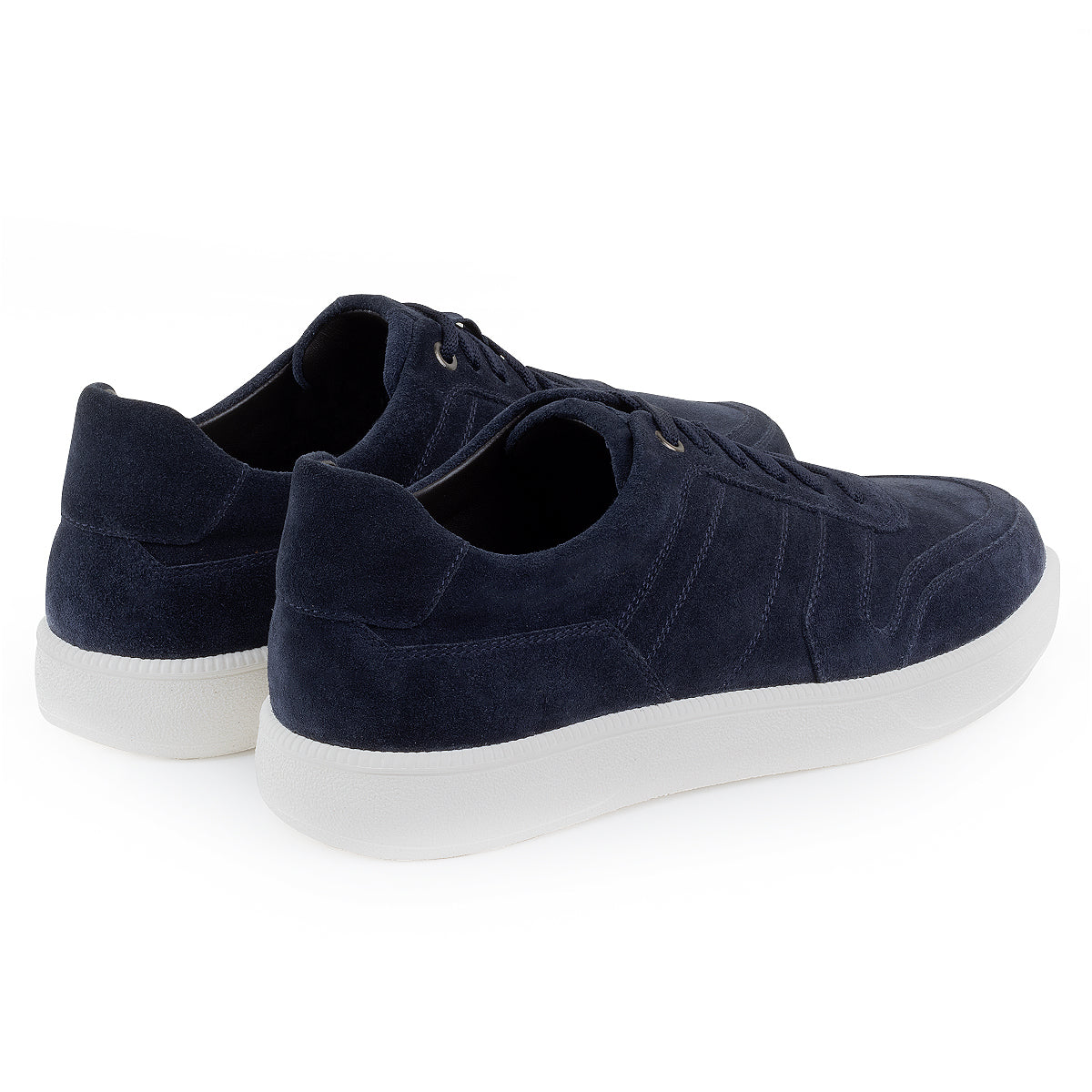 Tenis clásico de piel con agujetas para caballero