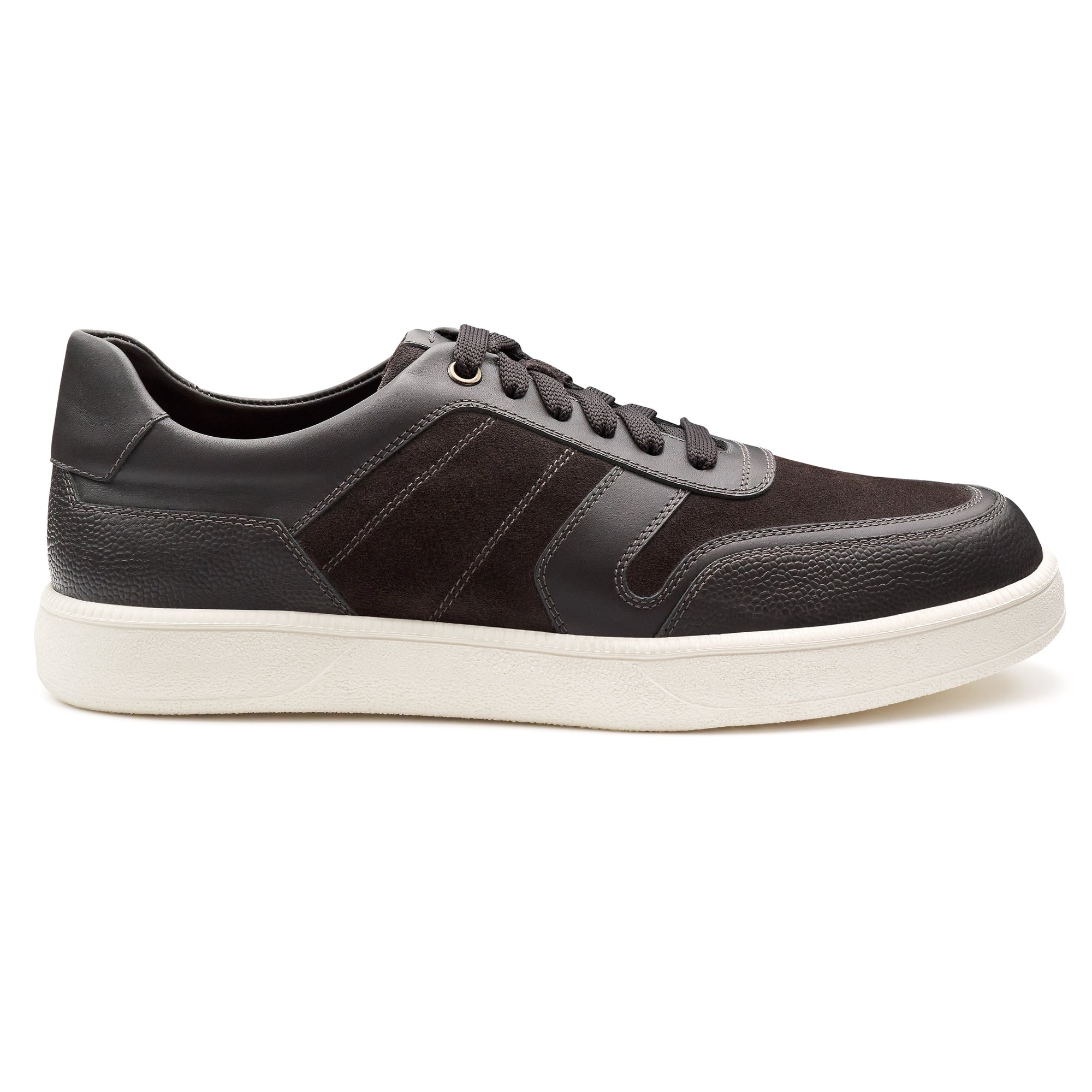 Tenis de piel con diseño contemporáneo para caballero