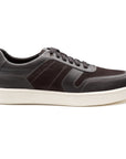 Tenis de piel con diseño contemporáneo para caballero