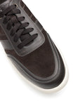 Tenis de piel con diseño contemporáneo para caballero
