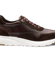 Tenis de piel estilo running para caballero.