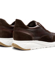 Tenis de piel estilo running para caballero.