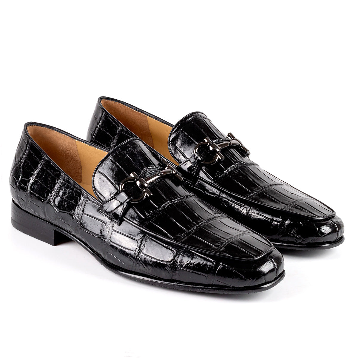 Mocasines de cola de cocodrilo para hombre
