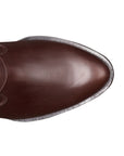 Botines de piel con hebilla doble lateral para mujer