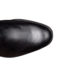 Botas altas de gamuza  con hebilla lateral de tacón bajo para mujer
