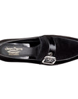 Mocasines de charol estilo monk trap para dama