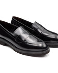 Mocasines de piel estilo penny con suela confort para dama